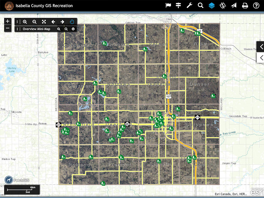 Interactive Gis Map Isabella County Michigan