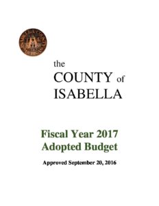 preview image of first page Fiscal Year 2017 Adopted Budget
