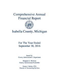 preview image of first page Isabella County 2016 Audit