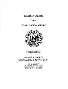 preview image of first page Equalization Report 2007
