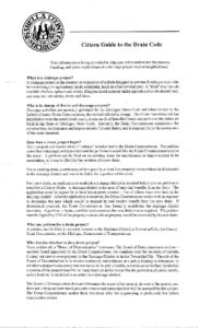 preview image of first page Citizen’s Guide to the Drain Code