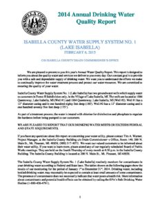 preview image of first page Lake Isabella 2014