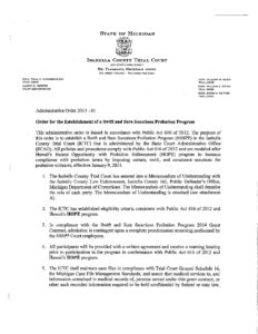 preview image of first page 2013-1 Establishment of a Swift and Sure Sanctions Probation Program