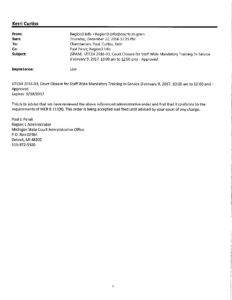 preview image of first page 2016-3 Court Closure Staff Wide Mandatory Training In-Service