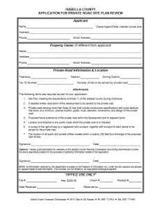 preview image of first page Private Road Site Plan Review Application