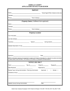 preview image of first page Site Plan Review Application