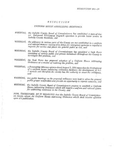 preview image of first page House Numbering Ordinance