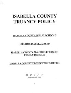 preview image of first page Truancy Policy