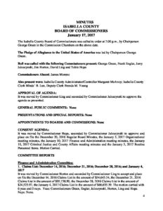 preview image of first page January 17, 2017 Minutes