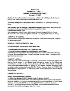 preview image of first page February 7, 2017 Minutes