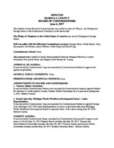 preview image of first page June 6, 2017 Minutes