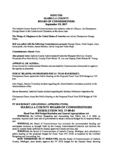 preview image of first page September 19, 2017 Minutes