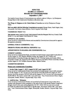 preview image of first page September 5, 2017 Minutes