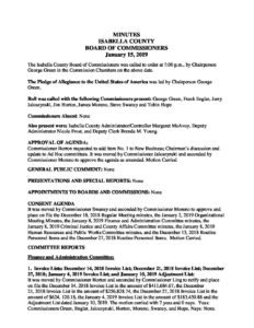 preview image of first page January 15, 2019 Minutes