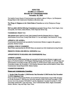 preview image of first page November 20, 2018 Minutes