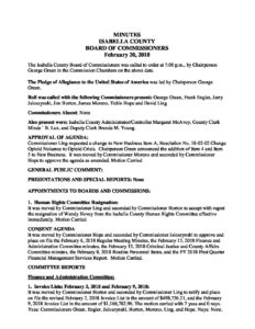 preview image of first page February 20, 2018 Minutes