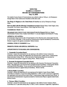 preview image of first page May 15, 2018 Minutes