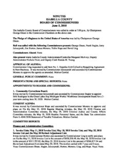 preview image of first page June 5, 2018 Minutes