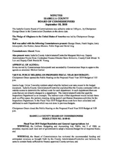 preview image of first page September 18, 2018 Minutes