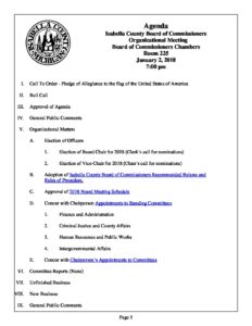 preview image of first page January 2, 2018 Agenda (Org. Meeting)