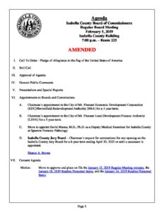 preview image of first page February 5, 2019 Agenda