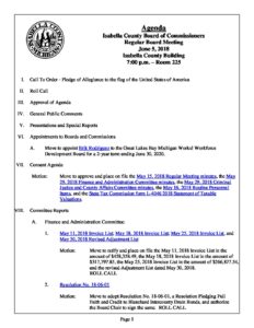 preview image of first page June 5, 2018 Agenda