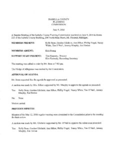 preview image of first page June 9, 2016 Minutes