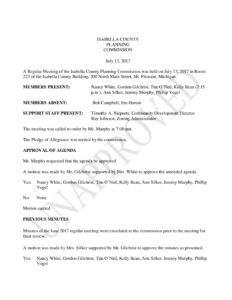 preview image of first page July 13, 2017 Minutes