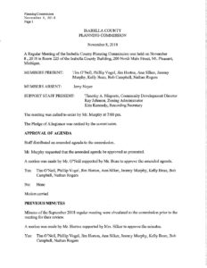 preview image of first page November 8, 2018 Minutes