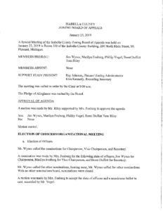 preview image of first page January 23, 2019 Minutes