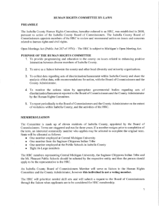 preview image of first page Human Rights Committee By-laws