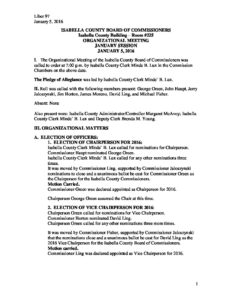 preview image of first page January 5, 2016 Minutes