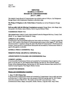 preview image of first page July 7, 2015 Minutes