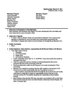 preview image of first page March 7, 2011 Minutes