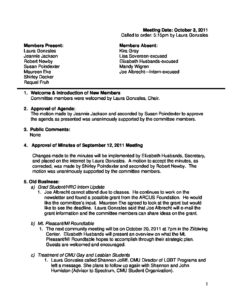 preview image of first page October 3, 2011 Minutes