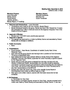 preview image of first page December 6, 2011 Minutes