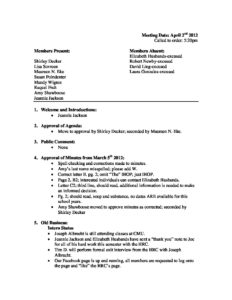 preview image of first page April 2, 2012 Minutes