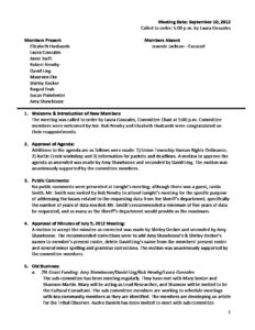 preview image of first page September 10, 2012 Minutes