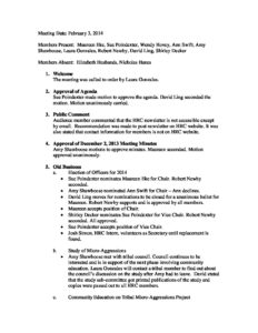 preview image of first page February 3, 2014 Minutes