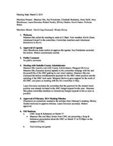 preview image of first page March 3, 2014 Minutes