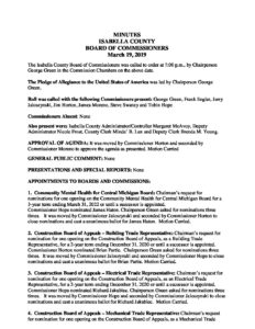 preview image of first page March 19, 2019 Minutes