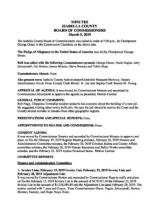 preview image of first page March 5, 2019 Minutes