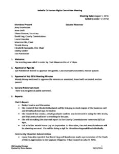 preview image of first page August 1, 2016 Minutes