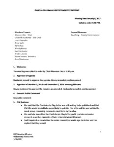 preview image of first page January 9, 2017 Minutes