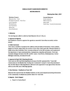 preview image of first page May 1, 2017 Minutes