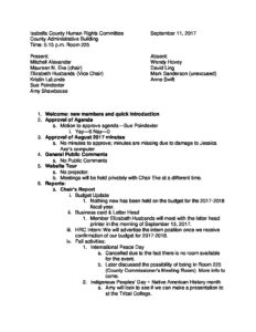 preview image of first page September 11, 2017 Minutes