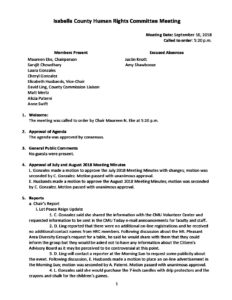 preview image of first page September 10, 2018 Minutes