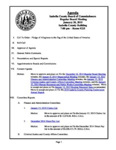 preview image of first page January 20, 2015 Agenda