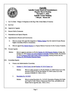 preview image of first page November 1, 2016 Agenda