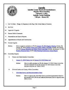 preview image of first page February 2, 2016 Agenda